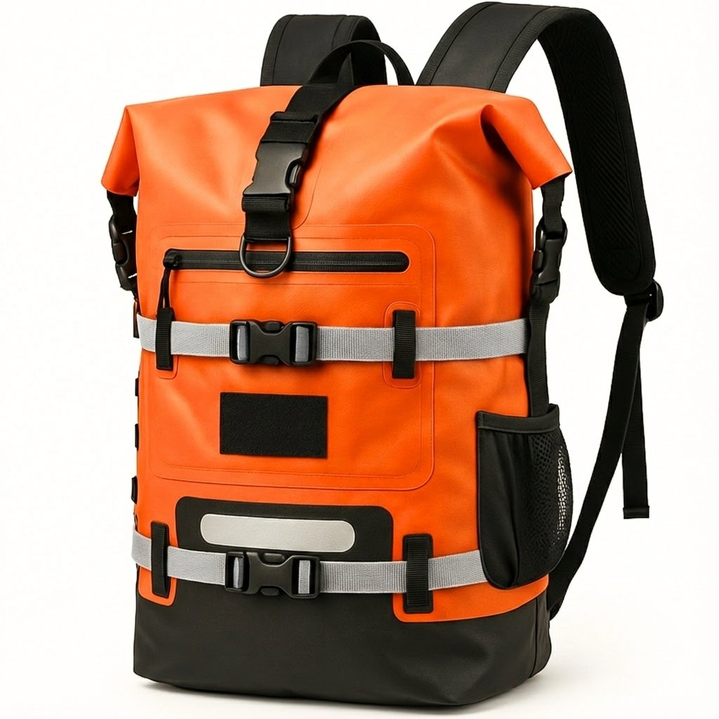 Sac à dos étanche IPX6 noir – 20–40 L – Fusion sac étanche & sac à dos