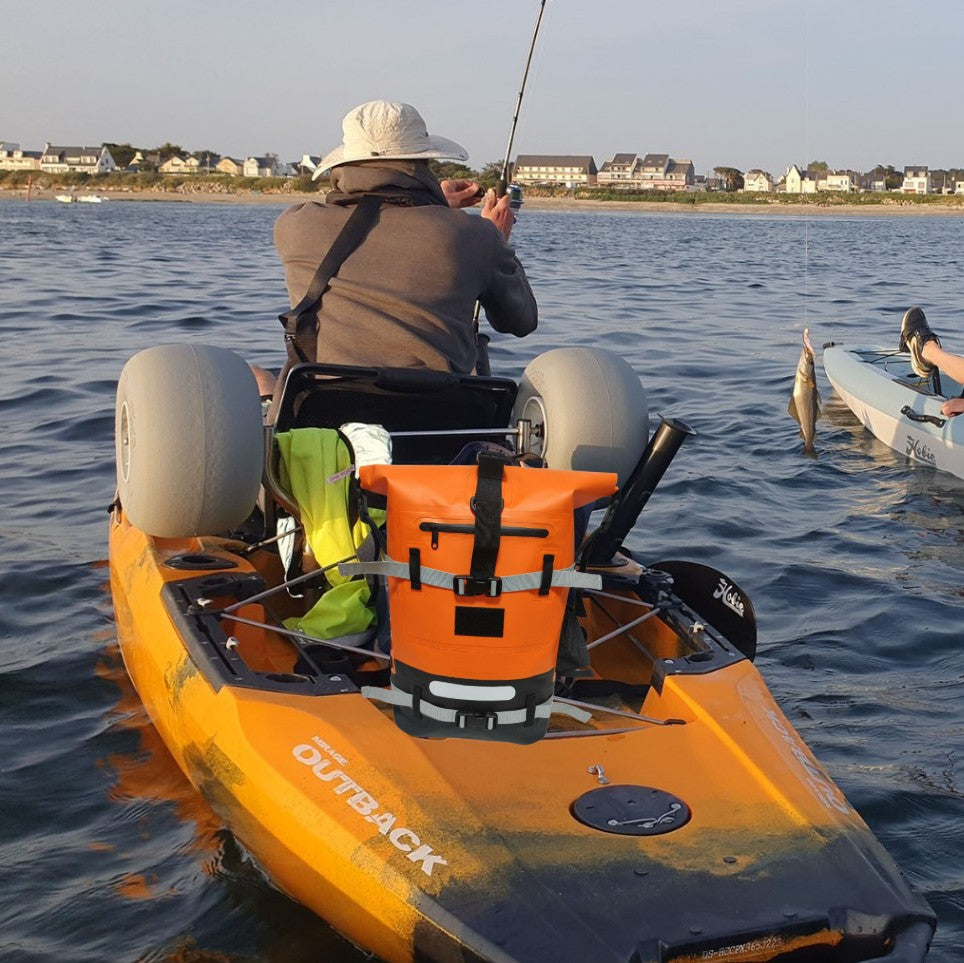 SAC OUTDOOR- WATERPROOF IPX6-ORANGE - NAUTISME /KAYAK/PADDLE/SPORT/OUTDOOR