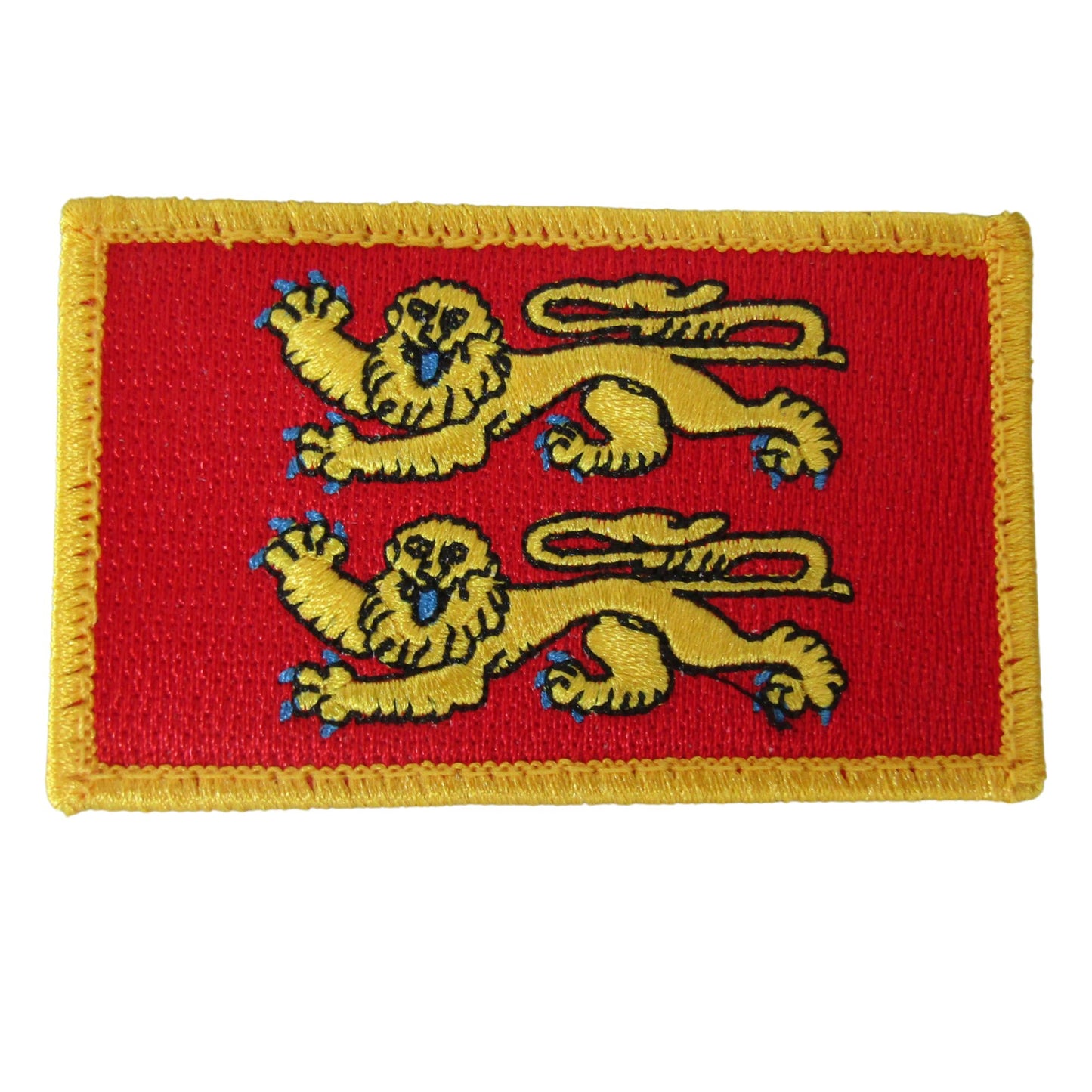 BADGE/ÉCUSSON NORMAND – Drapeau Normandie – Velcro 8×5 cm