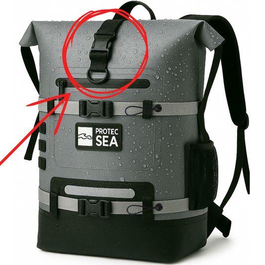 Sac Protec Sea : Les sangles : compressez, fixez, adaptez en un clic