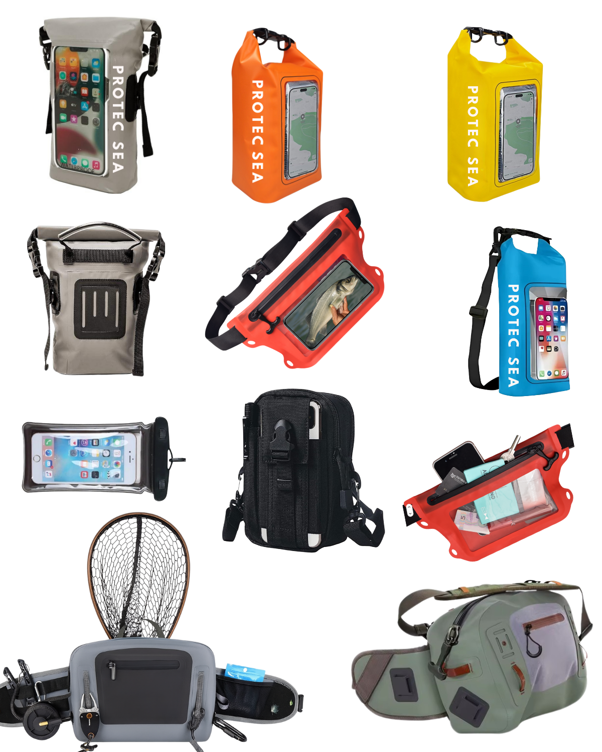 Pochette pour accessoires et Poche étanche téléphone