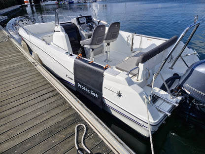 Protection bateau semi-rigide NOIR 75×100 cm – Tapis anti-percement