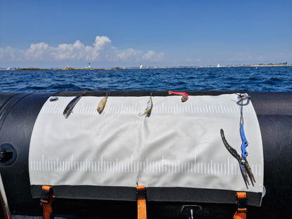 Protection bateau semi-rigide 50×100 cm – Gris | Tapis anti-coupure, flotteurs & boudins | Plongée, PVC marin, passage plongeur