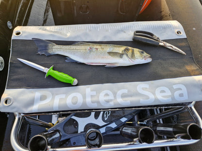 Protection bateau semi-rigide 75×100 cm – Gris | Tapis anti-percement boudins, franc-bords | Résistant & facile à poser