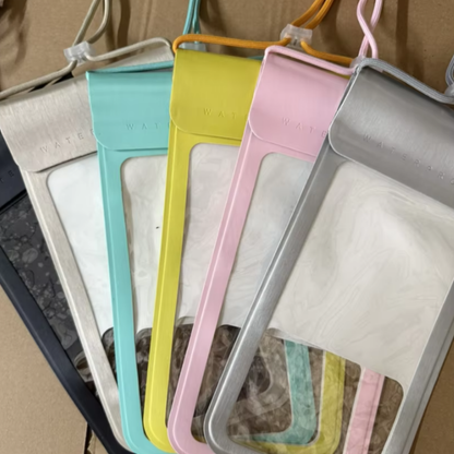 Pochette Étanche IPX8 Universelle – TPU Haute Résistance, Double Sécurité, Tactile & Photo – Tour de Cou / Bandoulière Réglable