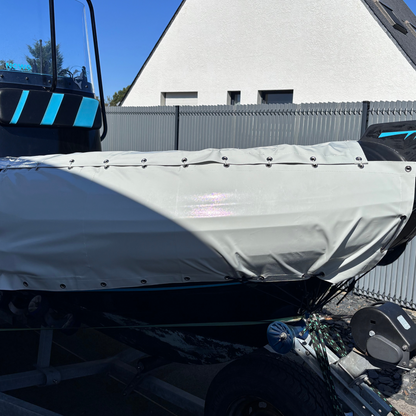 Protection semi-rigide flotteurs bateau – 2 paires (4 plaques 150×50 cm) – Anti-coupure & antichoc – Spécial pêche au thon –