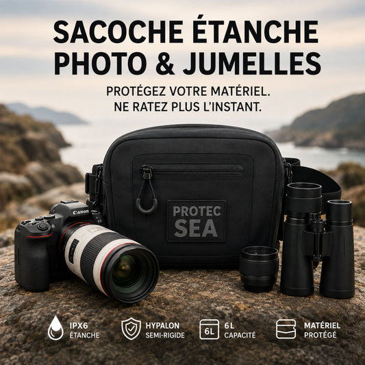 SACOCHE ÉTANCHE APPAREIL PHOTO & JUMELLES