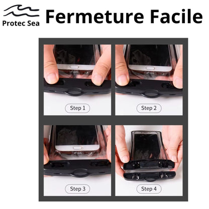 POCHETTE TELEPHONE IPX8 , ETANCHE ,  Protection contre l'eau et les chocs AIRBAG .