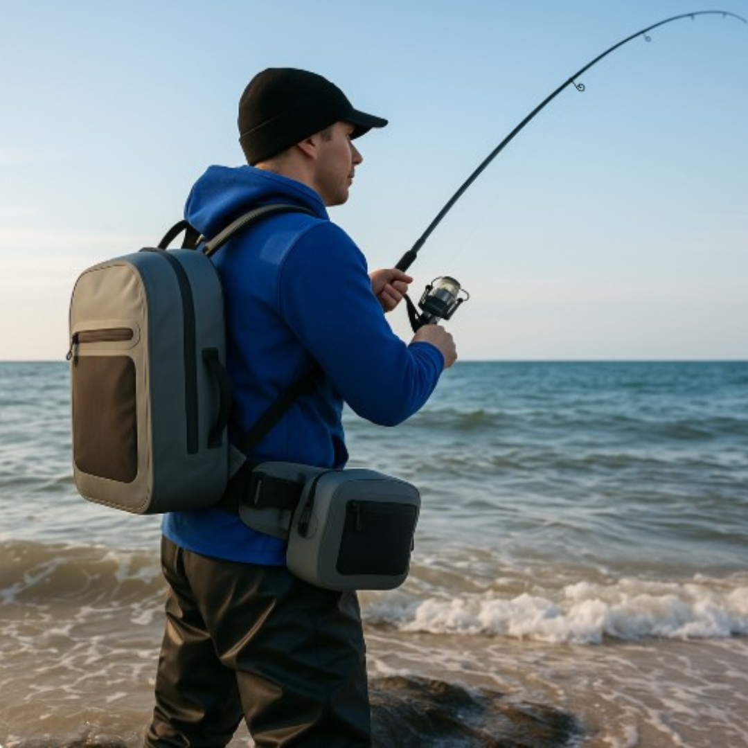 Sacoche 6 L étanche -  Hypalon –  fermeture ZINC anticorrosion – pêche & outdoor