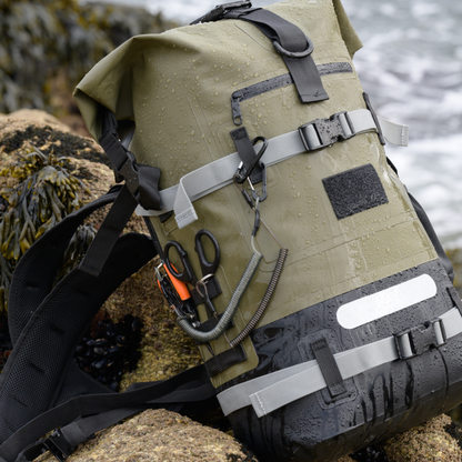 Sac étanche IPX6 – Modulable 20–40 L, réglable H/L – Pêche, kayak, nautisme, chasse