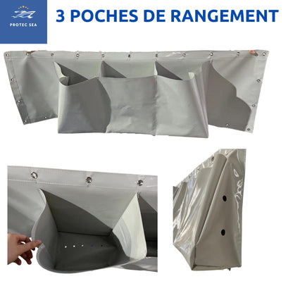 RANGEMENT 3 POCHES pour SEMI RIGIDE / 150*50 cm