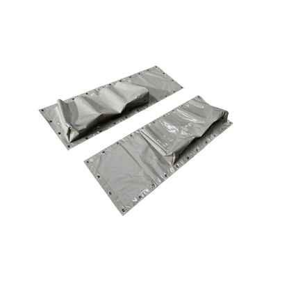 Cagnards protection voilier 150×50 cm – Paire | Fixation filière, 3 poches | PVC marin anti-UV, pare-vent & rangement sécurisé