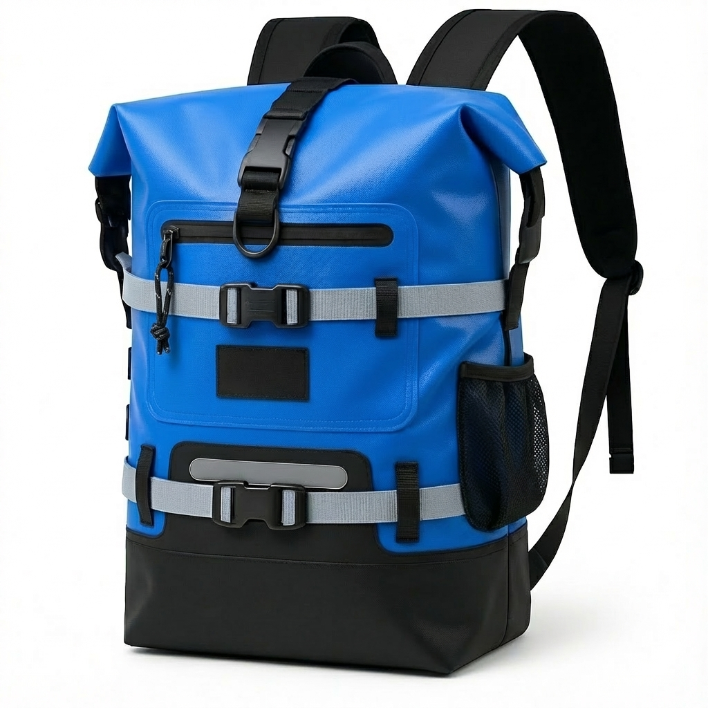 Sac à dos étanche IPX6 noir – 20–40 L – Fusion sac étanche & sac à dos