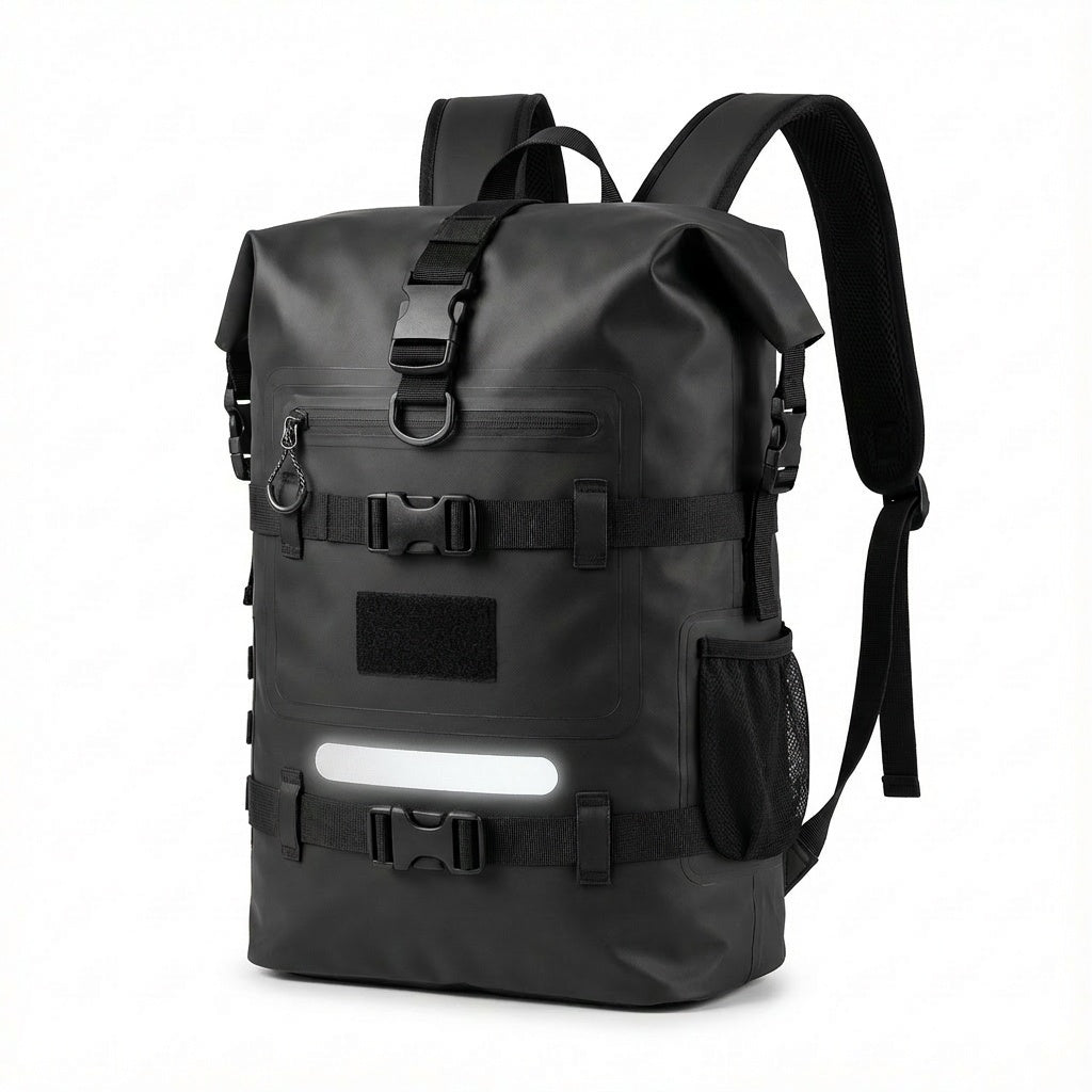 Sac à dos étanche IPX6 noir – 20–40 L – Fusion sac étanche & sac à dos