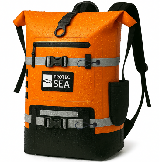 SAC à DOS étanche IPX6-ORANGE - NAUTISME /KAYAK/PADDLE/SPORT/OUTDOOR