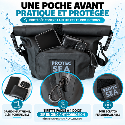 Sacoche étanche IPX6 4L Protec Sea – Sac à main étanche, vélo, moto, nautisme